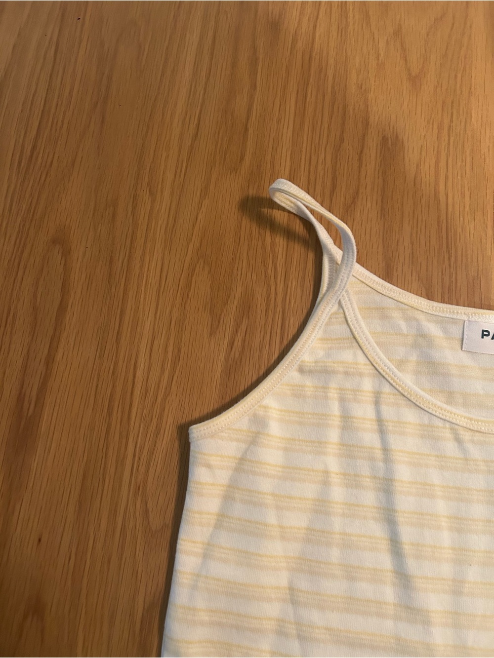 Parke Striped Tank Summerland: Sun Stripe Yellow Size Large New in Bag - Picture 4 of 10